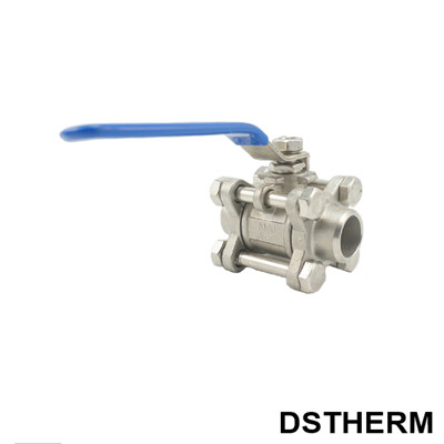 Stainless Steel Thee Pieces Ball Valve