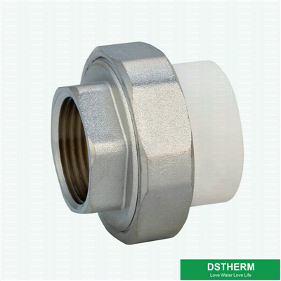 Ppr Brass Male Threaded Union Nickel Plated 