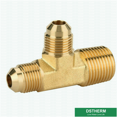 Flared Fittings Brass Flared Male Threaded Tee