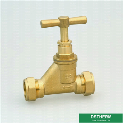 Brass Color Customized Brass Forged Stop Cock Valve