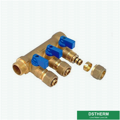 Brass Manifold Three Ways Pex Pipe Brass Manifolds