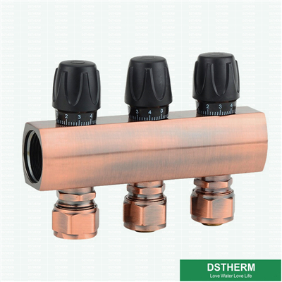 Three Ways Customized Compression Fittings Brass Manifolds