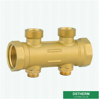 Two Ways Customized Compression Fittings Brass Manifolds 