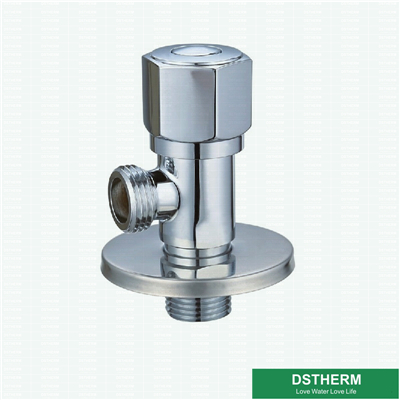 Chrome Plated Hexagonal Handle Brass Angle Valve  