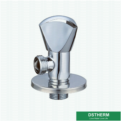 Chrome Plated Triangle Handle Brass Angle Valve  