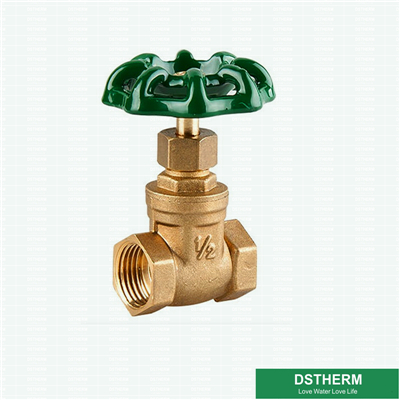 Brass Gate Valve Green Handle Heavier Designs PN20 Brass Gate Valve