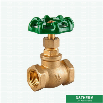 Brass Gate Valve Round Body Red Handle PN20 High Pressure Brass Gate Valve