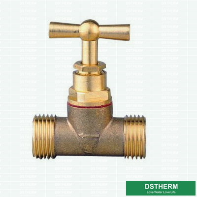 Brass Gate Valve PN20 High Pressure Doubel Male Brass Global Valve Brass Gate Valve 