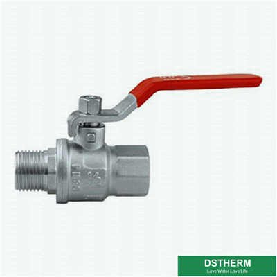 Steel Handle Customized High Pressure Brass Ball Valve 