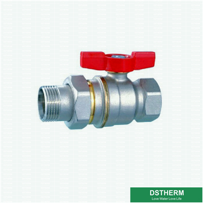 Double Color Male Union Brass Ball Valve