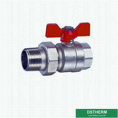 Nickel Plated Male Threaded Brass Ball Valve 