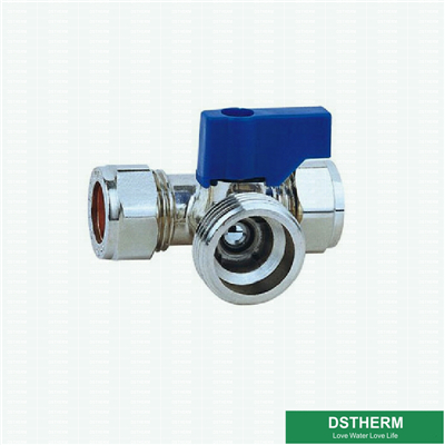 Three ways Mini Brass Ball Valve 