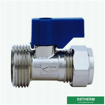 Heavier Type Customized Chrome Plated Male Female Mini Brass Ball Valve 