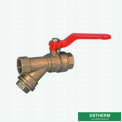 Aluminum Handle Brass Check Valve With Filter Valve