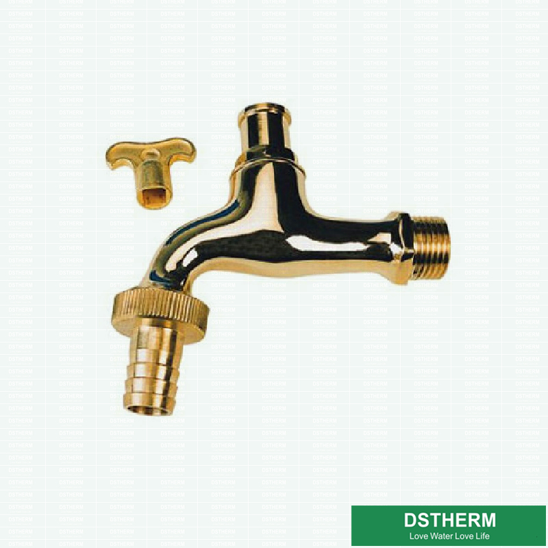 Lockable Brass Coated Brass Taps Brass Bibcock