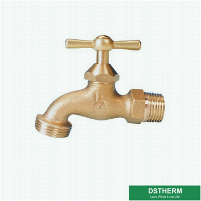 Brass Color Male Threaded Connector Brass Taps Brass Bibcock