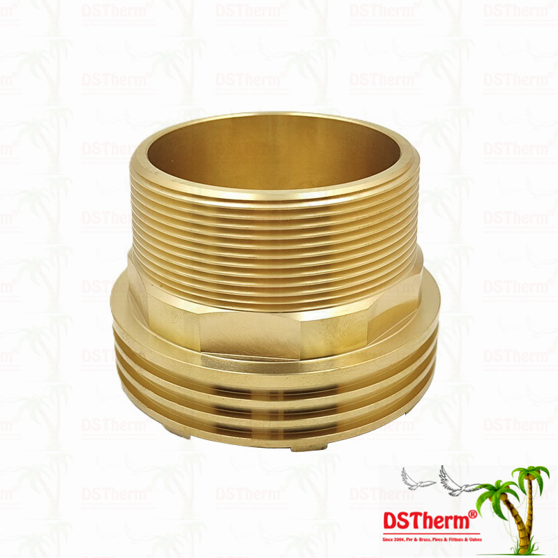 Brass Female & Male Threaded Inserts CW617N for Valves Higher Thermal Conductivity Corrosion Resistance